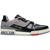 Louis Vuitton Trainer Sneaker Black / Gray / Red